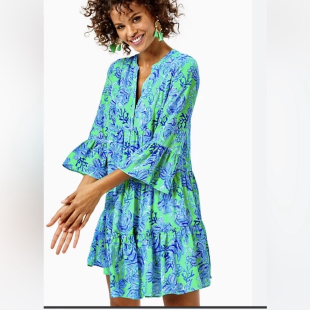 Lilly Pulitzer Lilly Pulitzer Gabriel Tunic Dress Keepin It Reel. Size 4
